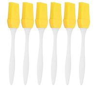 Aramox Cepillo de Silicona para Barbacoa, 6 Piezas, Cepillo de Aceite de Silicona de Grado Alimenticio, 6,7 Pulgadas, de Repostería Resistente Al Calor para Barbacoa, Hornear, Cocinar, Uso en la