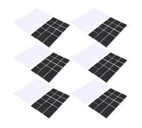 Aramox Cinta Adhesiva de Nailon con Cierre de Gancho y Bucle, 10 Juegos de Tiras Autoadhesivas para Cortinas Opacas, Montaje de Alfombras, Manualidades en el Hogar y la Oficina