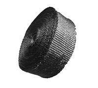 Aramox Cinta Aislante Térmica de Fibra de Vidrio para Escape, 1,5 Mm X 50 Mm X 5 M, para Motocicleta, Coche, Tubo de Escape, Vendaje Protector Térmico para Vehículos Todoterreno, Go Karts