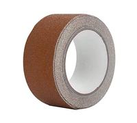 Aramox Cinta antideslizante, cinta adhesiva de seguridad antideslizante antideslizante colorida de 1.97 * 16.4 pulgadas para la escalera de seguridad en el piso de la escalera antideslizante(Brown)