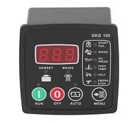 Aramox Controlador de Generador ABS Unidad de Control de Generador de Falla de Red Automática 277 V CA Temporizadores Programables Monitoreo Trifásico para Paneles de Transferencia de Grupo