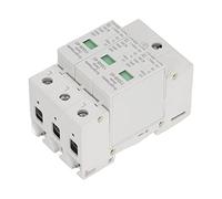 Aramox Dispositivo de Protección Protector de Casa para PC Retardante de Llama 3P 420V 40KA Montaje en Riel DIN para Paneles de Distribución Domésticos y Uso de Sobretensión de Conmutación