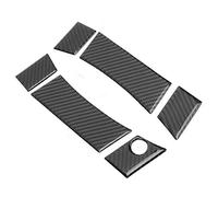 Aramox Embellecedor de Manija de Puerta Exterior, Cubierta de Embellecedor de Manija Exterior de 6 Piezas con Sarga 3K y Cinta Adhesiva, y Fácil Instalación para 350Z 2003 2009 (volante a la derecha)