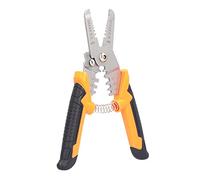 Aramox Engarzadora para Electricista Cortador de Cables Tijeras Pelacables de Acero Inoxidable de 10 a 22 mm² Bloqueo de con Agarre Antideslizante para Reparaciones Domésticas Electricistas y Cableado