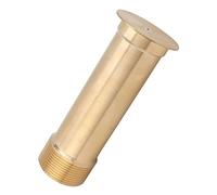 Aramox Fuente de Champiñón Boquilla de Latón Ajustable 360 Grados (G1.5in) | Patrón de pulverización de agua de cúpula, altura de columna ajustable, latón, accesorio de bomba de fuente de jardín para