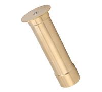 Aramox Fuente de Champiñón Boquilla de Latón Ajustable 360 Grados (G1 en) | Patrón de pulverización de agua de cúpula, altura de columna ajustable, latón, accesorio de bomba de fuente de jardín para
