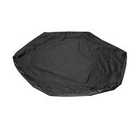 Aramox Funda para Cajón de, Impermeable, de Poliéster y PVC, 140 X 120 X 20 Cm, con Cordón, Protección Hexagonal para Jardín Al Aire Libre, para Arenero, Piscina, Jardín, Baño (Black)