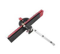 Aramox Guía de Inglete para Sierra de Mesa de Inglete para Sierra de Cinta Guía de de Mesa con 13 Topes de ángulo -60 a 60 Grados y Valla Extensible de 20 a 36 Pulgadas para