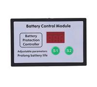 Aramox Módulo de Control de Voltaje de Batería Controlador de Protección de Batería de 10 V A 60 V 30 A CC con Pantalla Digital de Precisión de 0,1 para Usuarios de de Carga de Motor de Carga Solar