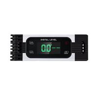 Aramox Nivel Digital Plegable, 45cm Aleación de Aluminio Magnético | Diseño plegable de 3 secciones, pantalla de 0,1 grados, pantalla retroiluminada, herramienta de medición de carpintero,