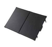 Aramox Panel Solar Portátil, Kit de Panel Solar Mono Plegable 21% de Conversión, Marco de Aluminio IP65 con Soporte Ajustable, 21,6 V para Camping, RV, Jardín, Balcón, Barco (100W)