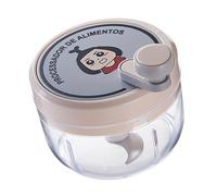 Aramox Picadora Manual de Ajo, Trituradora de Ajo de Acero Inoxidable con Cuerpo de ABS PET, Trituradora de Prensa Manual Desmontable para Preparación de Pesto de Chile, Jengibre y en Cocinas (PINK)