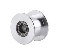 Aramox Polea de Correa de Distribución, Polea Loca Lisa de Aleación de Aluminio, Diámetro de 5 Mm, Diámetro Exterior de 18 Mm, de 13 para Correa 2GT de 10, Paquete de 5 para Reemplazo de Unidad