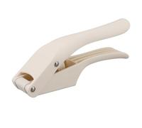 Aramox Prensa de Ajo, Picadora y Rebanadora de Ajo de PP, Herramienta de Cocina Manual 2 en 1, Diseño Compacto y Fácil de Usar con Preparación Multiusos para Cocineros Domésticos, Uso en la Cocina