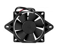 Aramox Ventilador de Refrigeración del Motor, Ventilador de Refrigeración de Motocicleta ABS, de Radiador Eléctrico de 12 V 15 W, Espacio entre Orificios de Montaje de 165 Mm, para del Motor de