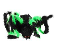 Araña Falsa de Halloween Realista y Gigante para Fiesta, Casa | Patas Ajustables y Flexibles, Hilo Tejido, Estilo Espeluznante, para Tienda y Hogar en Halloween Color Aleatorio
