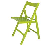Aranaz | Silla Plegable | Diseño Moderno | Sillas Plegables y Ligeras para Exterior, Jardín o Terraza | Sillón con Reposabrazos y Respaldo | Asiento de Playa | Madera de Haya | Verde | 43 x 47 x 79 cm