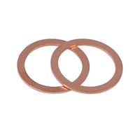 Arandela Arandelas planas de sellado cobre | Múltiples tamaños desde M3 a M60(M27x35x2mm(2pcs))