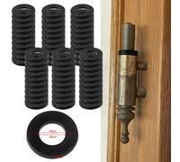 Arandela de anillos de montaje de 60 piezas, plástico blanco para bisagra de puerta, junta de nailon de 0,5-1,2mm, junta plana de aislamiento de alta temperatura 15mmx10mmx0.5mm