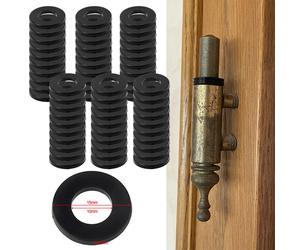 Arandela de anillos de montaje de 60 piezas, plástico blanco para bisagra de puerta, junta de nailon de 0,5-1,2mm, junta plana de aislamiento de alta temperatura 15mmx10mmx1.2mm