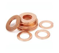 Arandela de cobre M3 M4 M5 M6 M8 M10, anillos de junta sólida, arandela de sellado plano, tapón de sumidero, accesorios de sellado de aceite, arandelas para barco, 5-50 Uds.(M8x20x1.5-5Pcs)