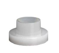 Arandela de nailon en forma de T/manguito de tornillo cóncavo-convexo de plástico/Partícula aislante/Junta escalonada en forma de T M3M4M6M8M10M12M20(10pcs 10x12x20)