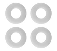 Arandela de sellado de silicona para válvula de drenaje Geberit de 2 pulgadas, junta a prueba de fugas, fácil de instalar, repuesto blanco para fontanería Geberit 816418001, paquete de 4