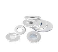 Arandela plana 10/50/100 piezas de arandelas planas de aluminio, juntas de anillo de sellado, accesorios de sello de aceite M3 M4 M5 M6 M7 M8, espesor 1, 1,5, 2, 3 y 4 mm(M6x12x2.5mm,50Pcs)