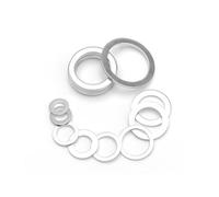 Arandela plana 20/100 piezas M5 M6 M8 M10 M12 M14 M16 M18 M20 M22 M24 M26 Arandelas de aluminio Anillo Junta Anillos Sello Arandelas espaciadoras lisas Sujetador(M16x22x1.5mm,20pcs)