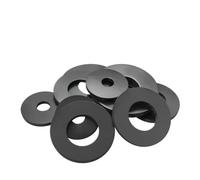 Arandela plana de goma negra, arandelas de sellado antiaceite M2 M2.5 M3 M4 M5 M6 M7, juntas de goma planas de aislamiento, juntas de plomería for manguera, 20 Uds.(M3x8mm-20Pcs,2mm)