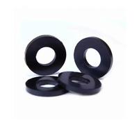 Arandelas de sujeción 10-20 piezas M3 M4 M5 M6 M8 M10 M12 M14 M16 M18 M20 junta de goma plana arandelas de sello de aceite de goma arandela negra (Size : 3 x 6x 1mm 20pcs)