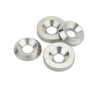 Arandelas de sujeción 2/10/20 piezas M3 M4 M5 M6 M8 M10 arandelas cónicas cóncavas y convexas arandela cónica de acero inoxidable Sliver Washer junta plana de cabeza avellanada sólida (Size : CONE M8