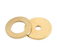 Arandelas planas de latón M2.5 M3 M4 M5 M6, aceite de sellado, juntas planas de gran tamaño, arandelas más anchas y de gran tamaño(M6x12x0.8mm(20Pcs))