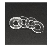 Arandelas planas de PVC Arandela junta plana aislante transparente Suave Duro M1.2-M12 50/100/200 piezas(Hard,M5*9 * 1 * 100Pcs)