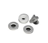 Arandelas planas de PVC Arandela plana de plástico aislante Espaciador de junta plana Suave Duro M1.2-M12 50-200 piezas(Hard,M10*18 * 0.5 * 100Pcs)
