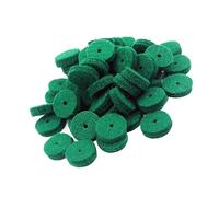 Arandelas Redondas de Fieltro Verde para Teclas de Piano, 90 Piezas