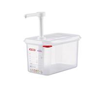 Araven Dispensador de Salsa con Bomba 1/4 GN