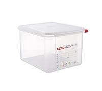 Araven Ermetico 1. 2 L. 12,5 325 x 265 x 20 Gastronorm Hermética 1. 2 litros. 12,5 cm 325 x 265 x 20 mm, Polipropileno, Claro, 1000