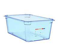 Araven GP591 ABS GN 1/1 contenedor de almacenamiento de alimentos, 200 mm x 530 mm x 325 mm, color azul