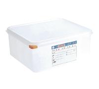 Araven Recipiente para alimentos de 13,5 litros, 13,5 litros, 150 x 325 x 345 mm. Cantidad del paquete: 4