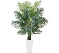 Árbol artificial de palmera Areca, de 1829 mm de altura, en maceta, ideal para decorar oficinas y hogares