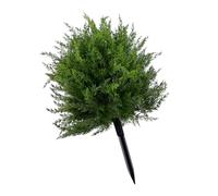 Árbol de cedro artificial para escenas en miniatura y exhibiciones de | Hojas realistas para decoración exterior e interior, arreglos de vacaciones, hojas de aspecto natural