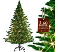 Árbol de Navidad 140 cm con luces LED