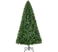 Árbol de Navidad, árbol artificial de 2,2 metros, árbol decorativo para fiestas con 1346 puntas de rama y una base de metal resistente, ideal para la decoración de hogares, fiestas, oficinas