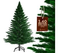 Árbol de Navidad artificial Abeto noble 140 cm y soporte