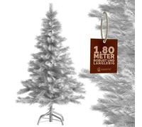 Árbol de Navidad Artificial Blanco con soporte de 180cm