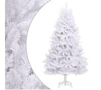 Árbol De Navidad Artificial Con Bisagras Y Soporte Blanco 300cm Vidaxl