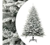 Árbol De Navidad Artificial Con Nieve Pvc Y Pe Verde 210 Cm Vidaxl