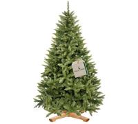 Árbol de Navidad artificial | Premium Royal | Madera de abeto del Cáucaso | 180 cm | Sin luces | Base de madera