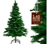 Árbol de Navidad artificial PVC 140cm con soporte
